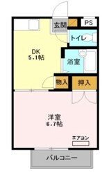 コンフォール大牧の物件間取画像